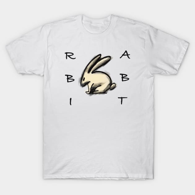 Chinese zodiac rabbit T-Shirt by Xatutik-Art